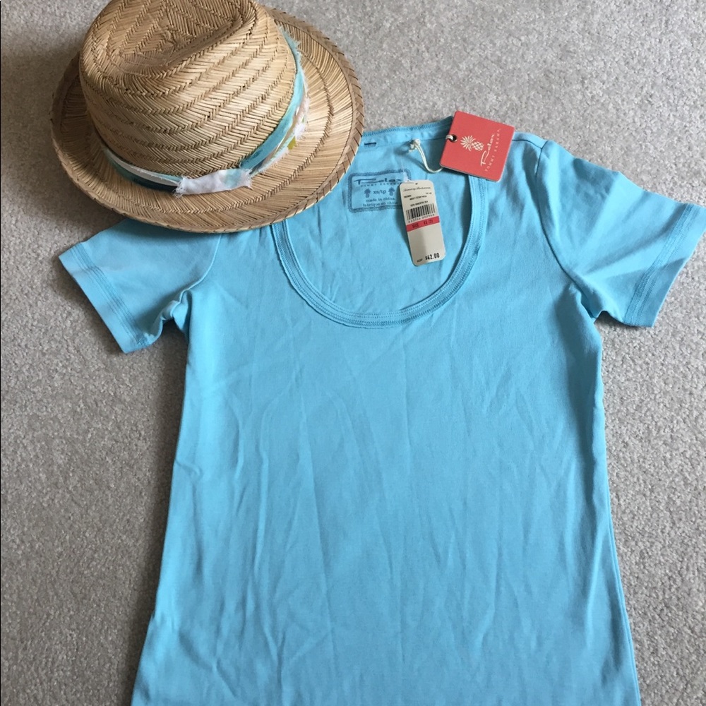 Tommy Bahama - scoop neck tee, XS, NWT